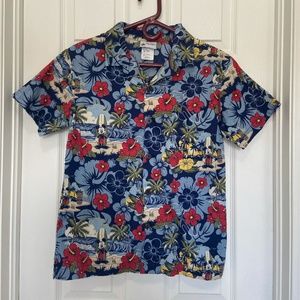 Disney Parks // Mickey Mouse Hawaiin Shirt // Size XL
